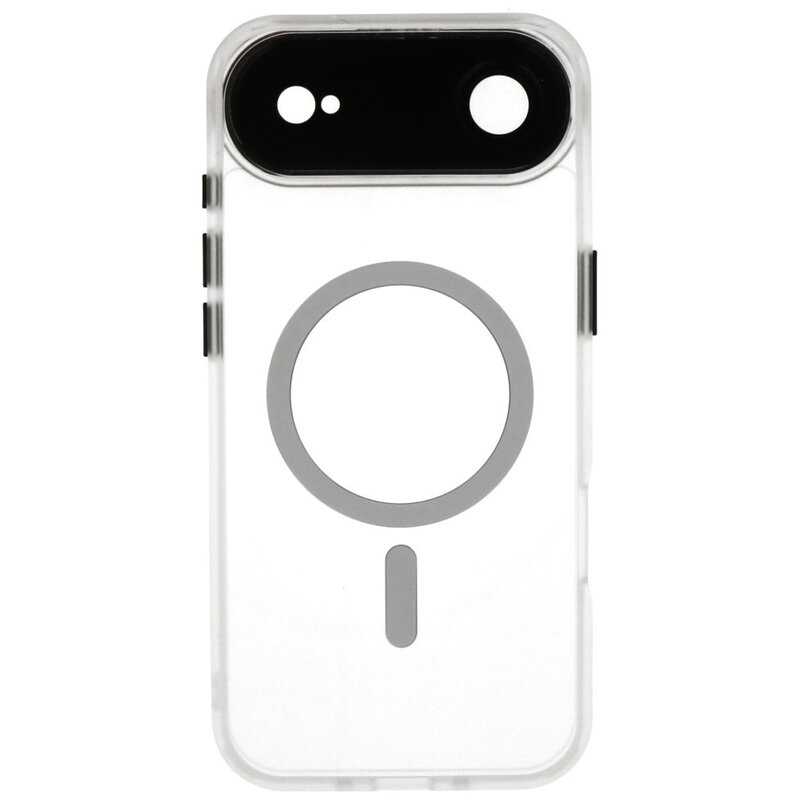 Matte-Transparent with Camera Protector Magsafe Case for iPhone 17 Air White