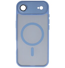 Matte-Transparent with Camera Protector Magsafe Case for iPhone 17 Air Blue