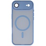 Matte-Transparent with Camera Protector Magsafe Case for iPhone 17 Air Blue