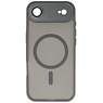 Mat-Transparent met Camera Beschermer Magsafe Case voor iPhone 17 Air Grijs