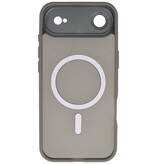 Mat-Transparent met Camera Beschermer Magsafe Case voor iPhone 17 Air Grijs