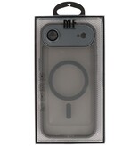 Funda Magsafe mate transparente con protector de cámara para iPhone 17 Air Gray