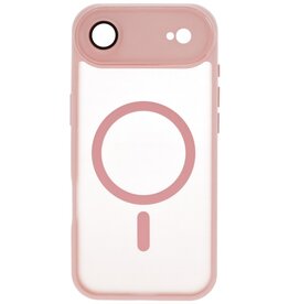 Matt-Transparent mit Kameraschutz Magsafe Case für iPhone 17 Air Pink