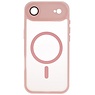 Coque transparente mate avec protection d'appareil photo Magsafe pour iPhone 17 Air Rose