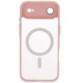 Matte-Transparent with Camera Protector Magsafe Case for iPhone 17 Air Pink