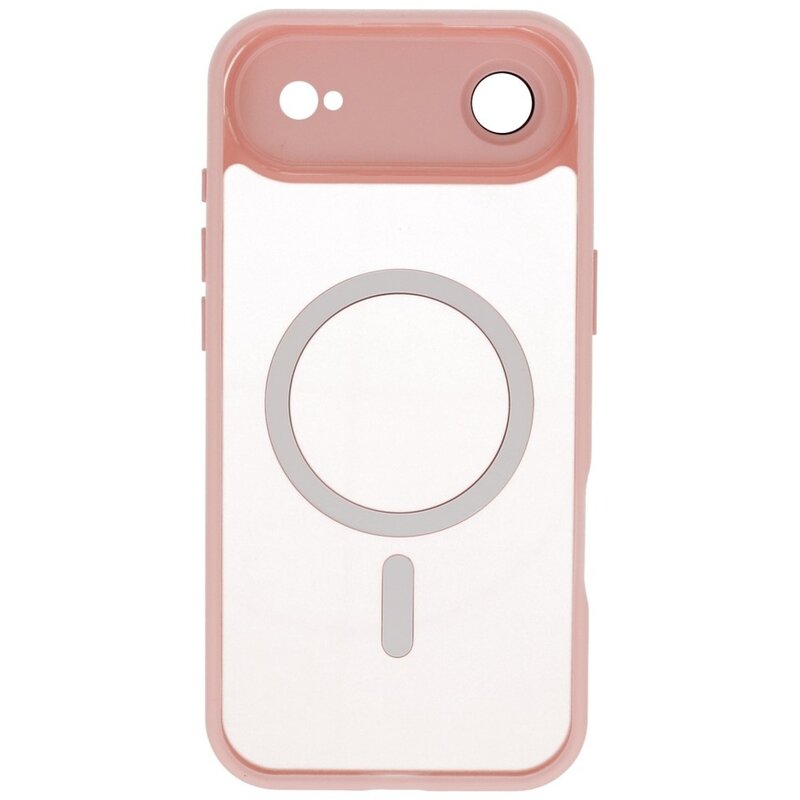 Mattransparent Magsafe-cover med kamerabeskytter til iPhone 17 Air, pink