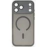 Matte-Transparent with Camera Protector Magsafe Case for iPhone 17 Pro Gray