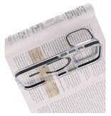 J2 Ingebouw Magsafe J2 Ingebouw Magsafe met Staande Functie - Geelbestendig Transparant Materiaal Hoesje voor de iPhone 17 Pro