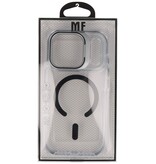 J2 Ingebouw Magsafe Coque J2 MagSafe intégrée avec fonction support - Matériau transparent résistant jaune pour iPhone 17 Pro