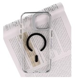 J2 Ingebouw Magsafe J2 Schutzhülle mit integriertem MagSafe und Standfunktion – Gelbe, widerstandsfähige, transparente Hülle für iPhone 17 Pro Max