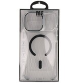 J2 Ingebouw Magsafe J2 Schutzhülle mit integriertem MagSafe und Standfunktion – Gelbe, widerstandsfähige, transparente Hülle für iPhone 17 Pro Max