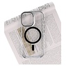 J2 Ingebouw Magsafe Yellow Resistant Transparent - Built-in Magsafe with Standing Function Case iPhone 17 Black