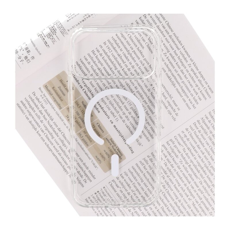 TK2 Magsafe TK2 - Magsafe Yellow Resistant Transparent Material Case for iPhone 17 Pro Max