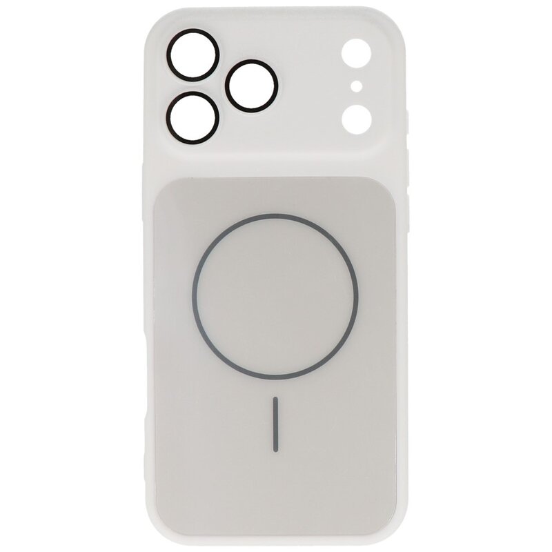 Kong Ning KN-Serie – MagSafe-Hülle für das iPhone 17 Pro, Weiß