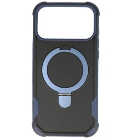 Leger Army Series - Funda Magsafe con función atril para iPhone 17 Pro, color azul oscuro