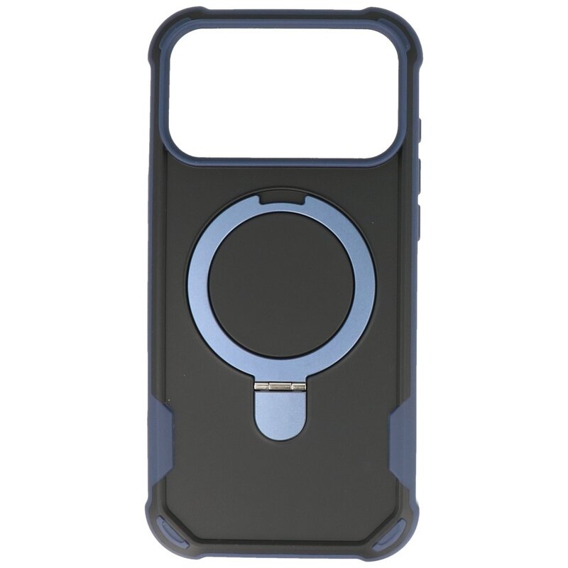 Leger Army Series - Funda Magsafe con función atril para iPhone 17 Pro, color azul oscuro