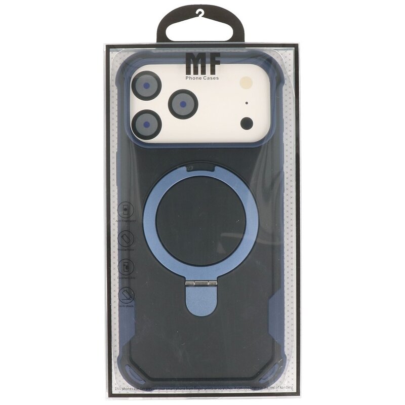 Leger Army Series – Magsafe-Hülle mit Standfunktion für iPhone 17 Pro, Dunkelblau