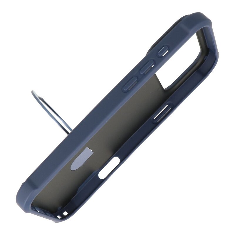 Leger Army Series - Custodia Magsafe con funzione di supporto per iPhone 17 Pro Max blu scuro