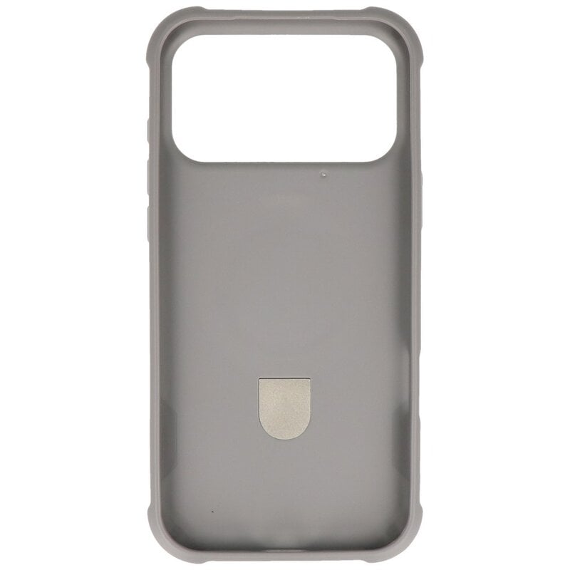 Leger Série Armée - Coque MagSafe avec fonction support pour iPhone 17 Pro Max Gris