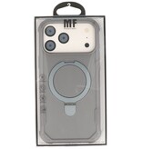 Leger Leger Serie - Magsafe met Staande Functie Hoesje voor de iPhone 17 Pro Max Grijs