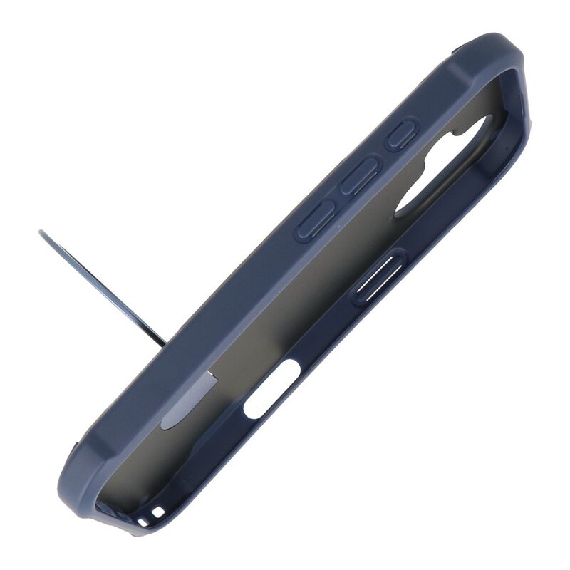 Leger Army Series - Funda Magsafe con función atril para iPhone 17, color azul oscuro