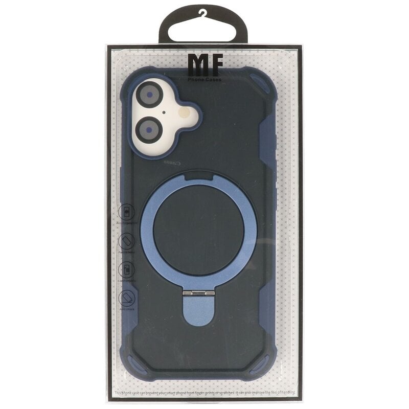 Leger Army Series – Magsafe-Hülle mit Standfunktion für iPhone 17, Dunkelblau