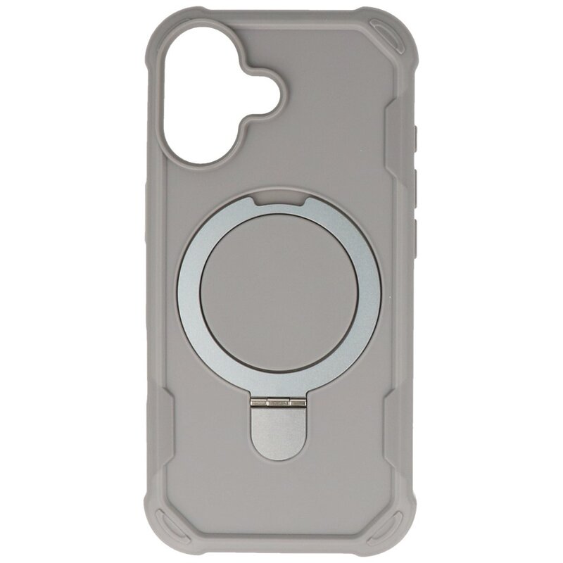 Leger Série Armée - Étui MagSafe avec fonction support pour iPhone 17 Gris