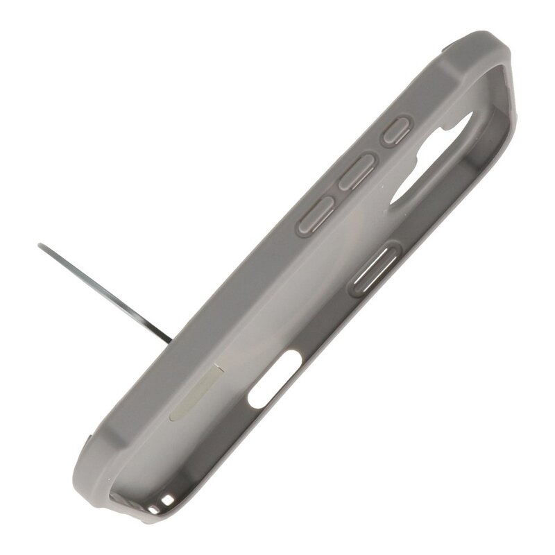 Leger Army Series - Funda Magsafe con función atril para iPhone 17, color gris