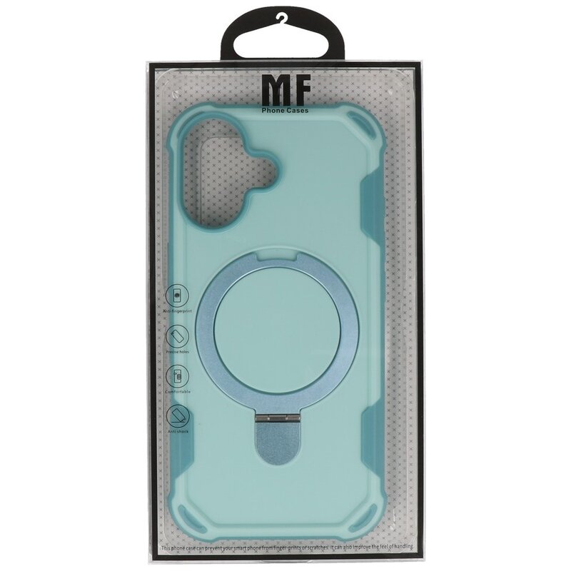 Leger Army Series – Magsafe-Hülle mit Standfunktion für iPhone 17, Türkis