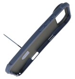 Leger Série Armée - Coque MagSafe avec fonction support pour iPhone 17 Air Bleu foncé