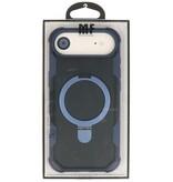 Leger Leger Serie - Magsafe met Staande Functie Hoesje voor de iPhone 17 Air Donker Blauw