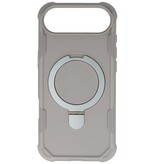Leger Serie Army - Funda Magsafe con función atril para iPhone 17 Air, color gris