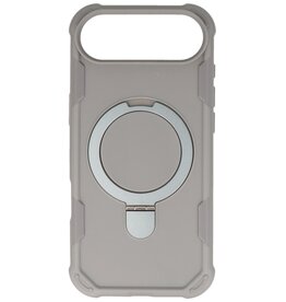 Leger Army Series - Custodia Magsafe con funzione di supporto per iPhone 17 Air Grigio