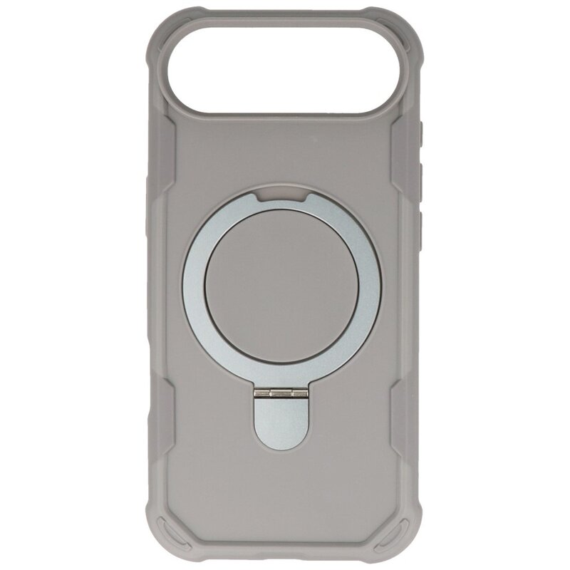 Leger Army Series – MagSafe-Hülle mit Standfunktion für iPhone 17 Air, Grau