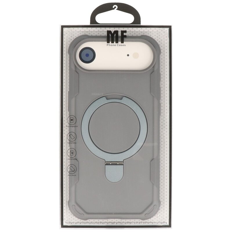 Leger Army Series - Magsafe with Standing Function Case for iPhone 17 Air Gray