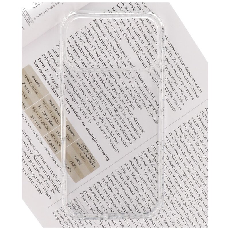 TK2 TK2 - Geelbestendig Transparant Materiaal Hoesje voor de iPhone 17 Pro Max