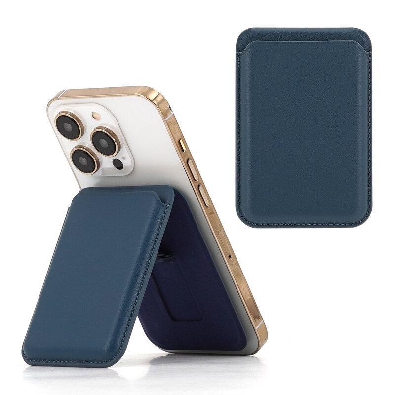 A Model Porta carte MagSafe tipo A blu navy