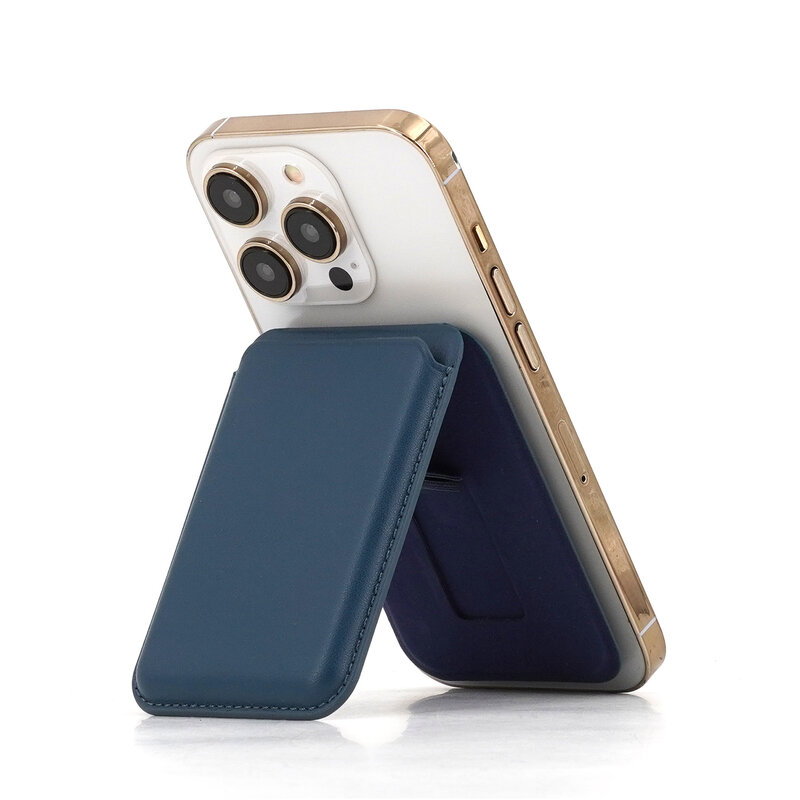 A Model Porta carte MagSafe tipo A blu navy