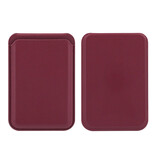 A Model Porta carte MagSafe tipo A rosso vino