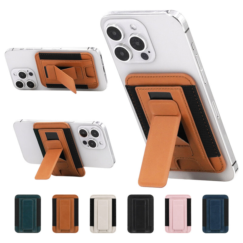 Elastiekje Elastic MagSafe Card Holder Brown