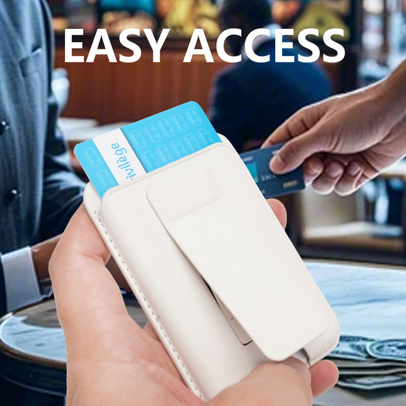 Officieel Porte-cartes MagSafe officiel blanc