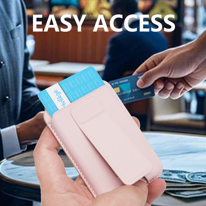 Officieel Porte-cartes MagSafe officiel rose