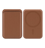 Skateboard Skateboard MagSafe Card Holder Brown