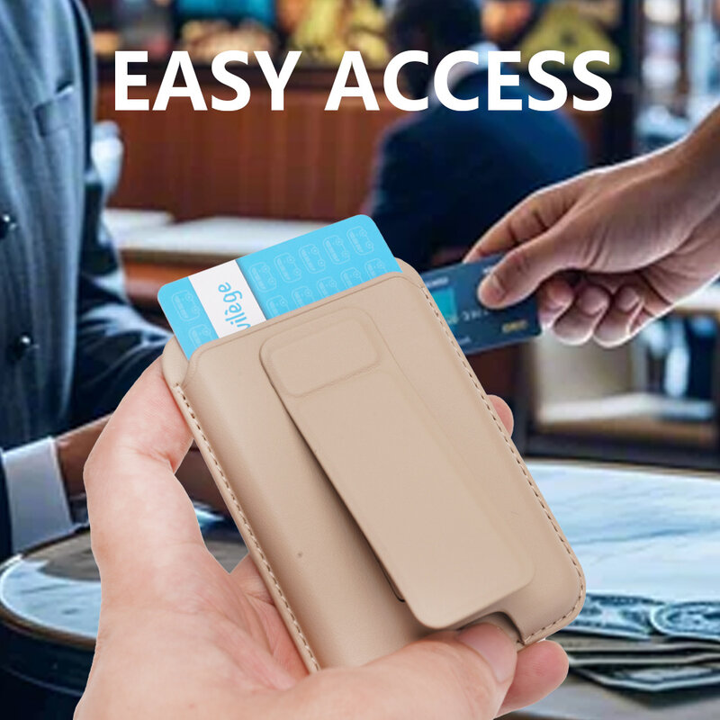 Officieel Porta carte MagSafe ufficiale Beige