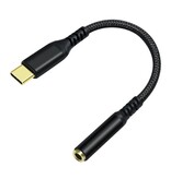 DTECH Cavo adattatore audio da USB-C a 3,5 mm - DCH-2930 - Nero