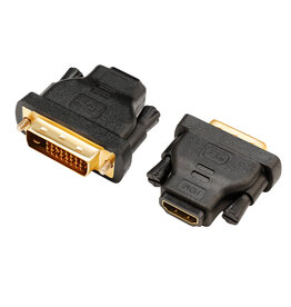 DTECH DVI-zu-HDMI-Adapter – CB0228 – Schwarz