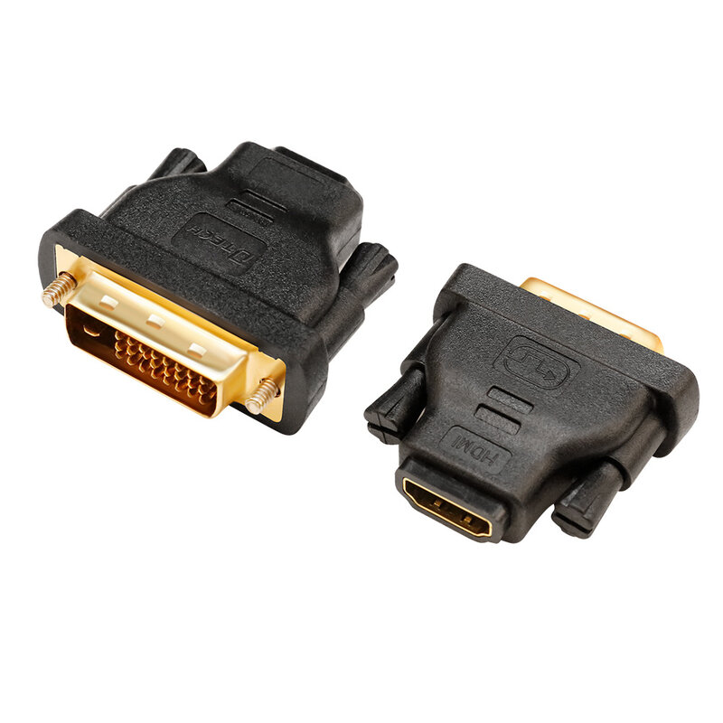 DTECH DVI-zu-HDMI-Adapter – CB0228 – Schwarz