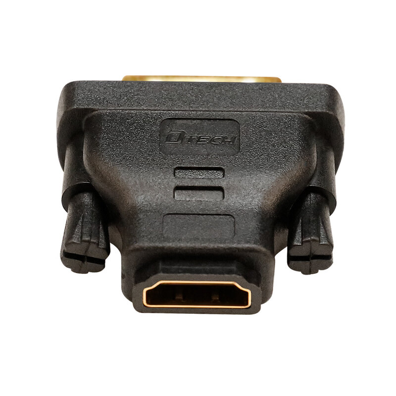 DTECH DVI-zu-HDMI-Adapter – CB0228 – Schwarz