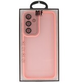 Coque mate transparente avec protection pour appareil photo pour Samsung Galaxy A17 rose