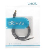 DTECH Type-C printerkabel 1,5 m - DCH-2939-1,5M - Grå